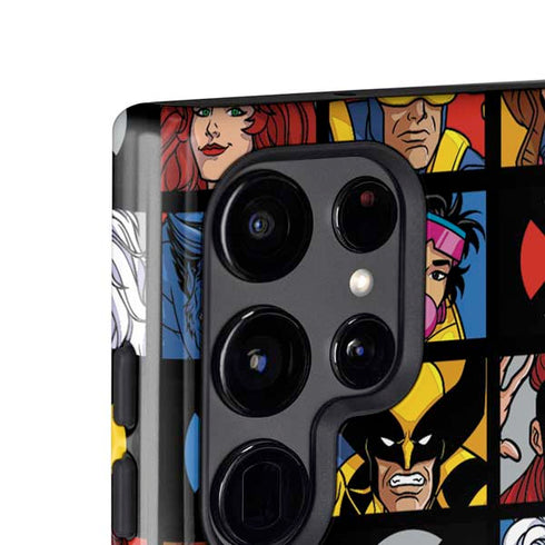 Marvel X-Men Pattern Galaxy S25 Ultra Impact Case